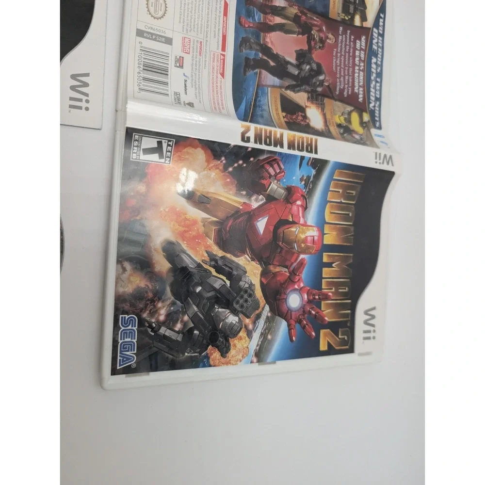 Iron Man 2 Nintendo Wii Complete CIB Tested Clean Copy